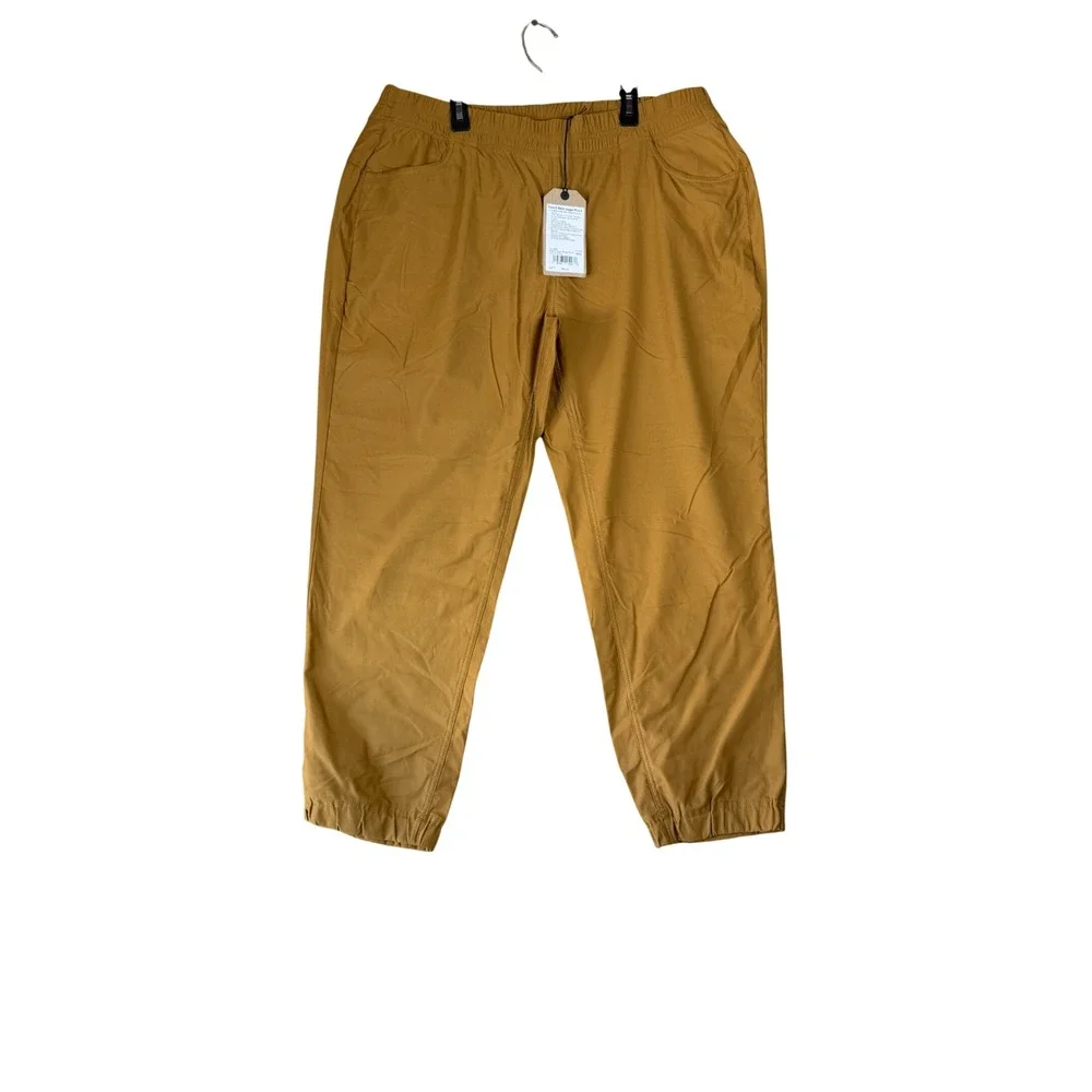 prAna Halle E-Waist Jogger Plus II Antique Bronze Brown Hiking Pants 18W NEW